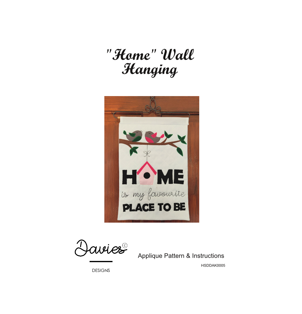 24+ Applique Wall Hanging Patterns