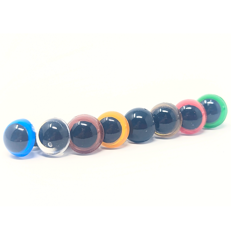 Toy Making - 12mm Safety Eyes - Pack of 80