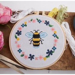 Cross Stitch Kit with Hoop...